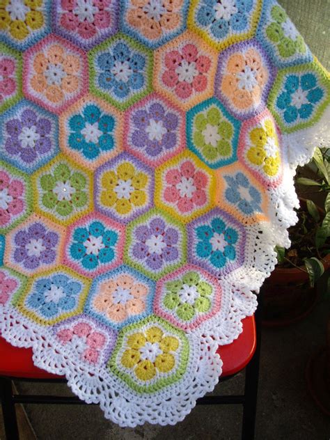 57 AFRICAN FLOWER BABY BLANKET CROCHET PATTERN