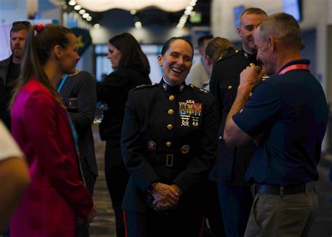 Major General Shea speaks at the National Collegiate Women’s Wrestling ...