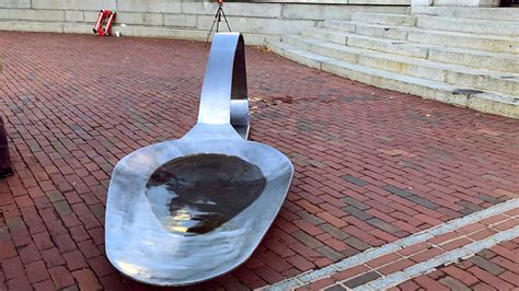 Giant heroin spoon art is moved again, to drugmaker’s gates - Daily Times