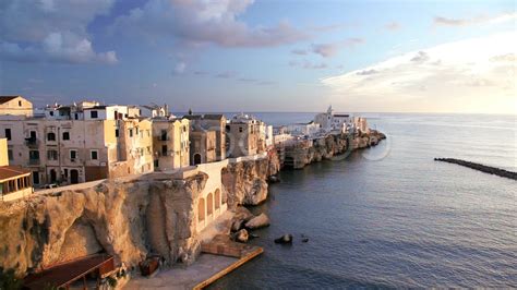 Stock Video: Vieste old town, Puglia, Italy ~ #12737949