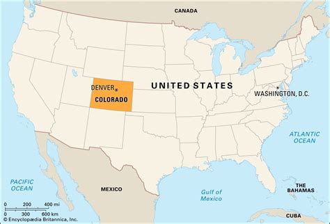 Where Is Denver Colorado On The Us Map - Gisele Ermentrude