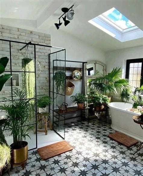 Indoor Bathroom Garden Decor Ideas