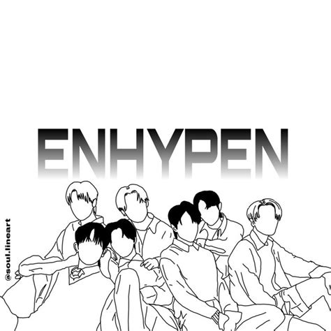 ENHYPEN Lineart