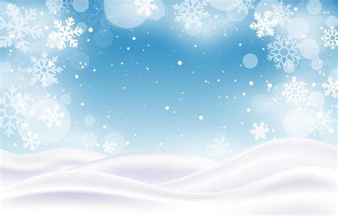 Winter Christmas Snow Background 13853319 Vector Art at Vecteezy