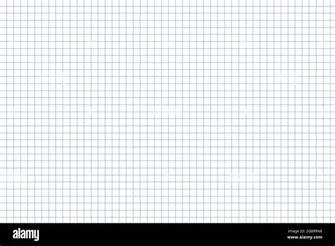 Abstract blank blue color graph paper on white background. Horizontal ...