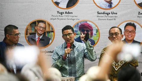 Peluncuran Buku 1.500 Inspirasi: Jelajah Perjalanan Sandiaga Uno