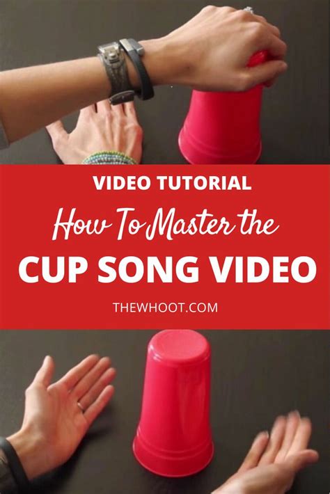 Cup Song Video Tutorial {Easiest Video Instructions} - The WHOot | Cup ...