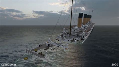 Titanic Sinking Stern First | CG Animation - YouTube