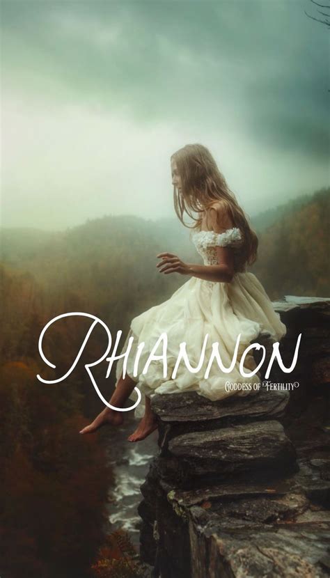 Rhiannon, meaning Goddess of Fertility, mystical, beautiful, shape ...