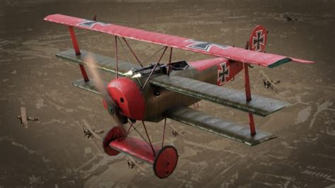 Fokker dr1 triplane ww1 model - TurboSquid 1464775