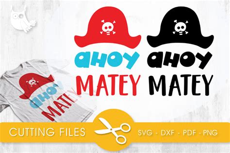 Ahoy Matey Graphic by PrettyCuttables · Creative Fabrica