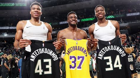 Antetokounmpo Brothers, Tiga Bersaudara Pertama dengan Gelar Juara NBA ...