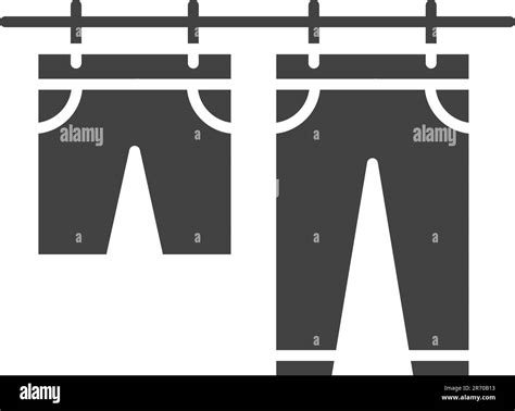 Hanging Clothes icon vector image Stock Vector Image & Art - Alamy