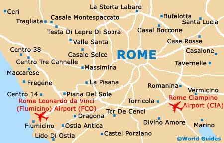 Airports Rome Italy Map - Angela Maureene