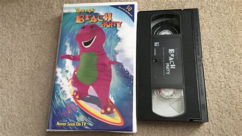 Opening And Closing To Barney’s Beach Party 2002 VHS - YouTube