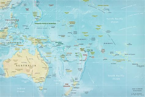 Map Of Oceania