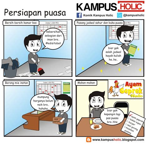 [Komik] Kehidupan Mahasiswa di Bulan Puasa | KasKus Hot Threads