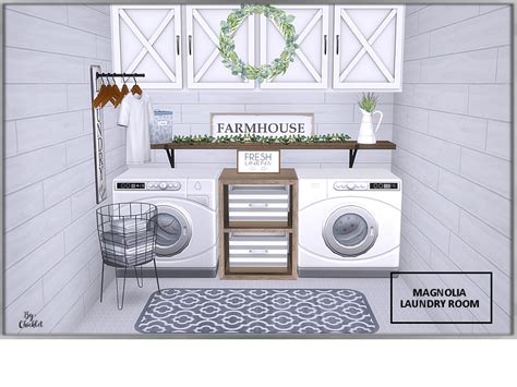 The Sims Resource Magnolia Laundry Room