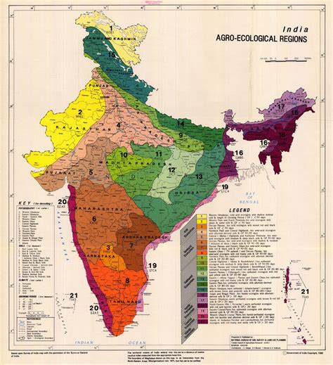 Agro-Ecological Soil Map of India | India map, Geography map, India ...