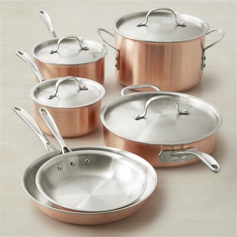 Calphalon Copper 10-Piece Cookware Set | Williams Sonoma