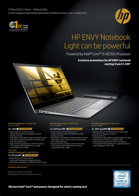 HP notebooks - Pg 1 Brochures from IT Show 2018 Singapore on Tech Show ...