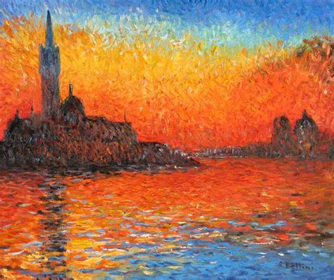 Modern Art 2013: Sunset in Venice by Claude Monet