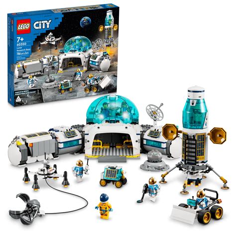 Buy LEGO City Lunar Research Base 60350 Building Kit for Kids Aged 7 ...