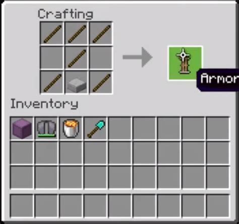 How To Make An Armor Stand In Minecraft (Recipe & Commands)