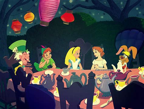 Tea Party - disney crossover Photo (35940493) - Fanpop