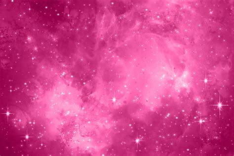 Hot Pink Galaxy Space Background Graphic by Rizu Designs · Creative Fabrica