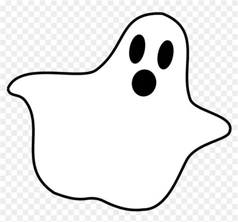 Friendly Ghost Clipart Black And White