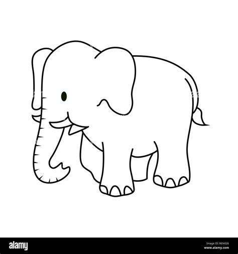 Outline elephant pattern Stock Vector Image & Art - Alamy