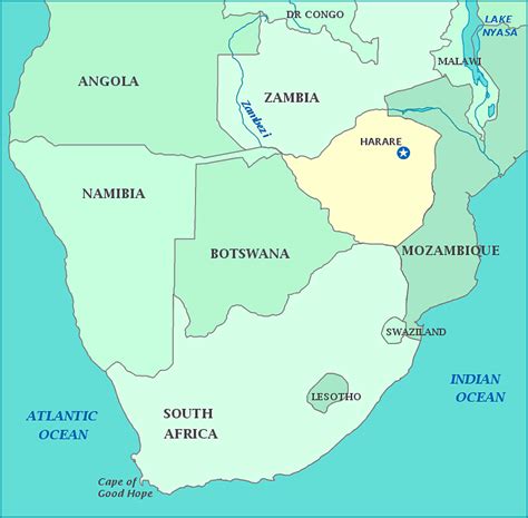 Where is Harare Zimbabwe? | Harare Zimbabwe Map | Map of Harare ...