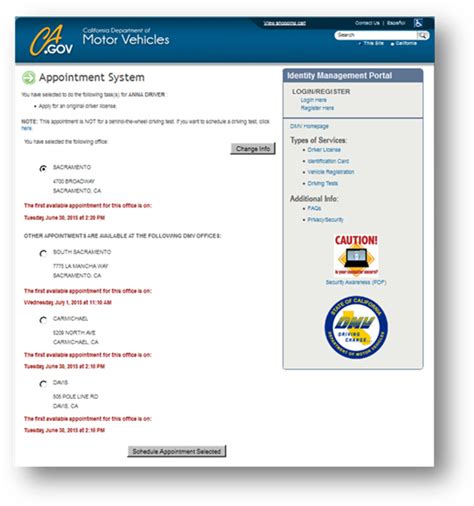 DMV Makes It A Little Easier To Find Best Appointments In Your Area ...