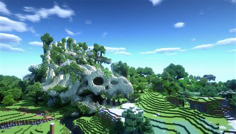 Mountain of dragon fossils : r/Minecraft