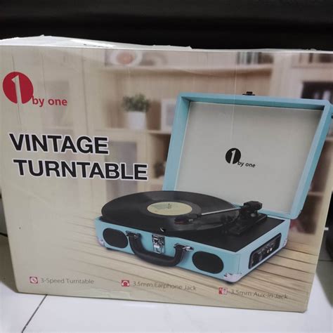 1by one Vintage Turntable, Audio, Portable Music Players on Carousell