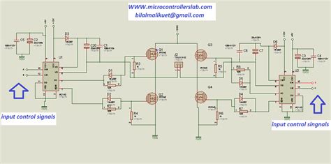 how to make H bridge using IR2110