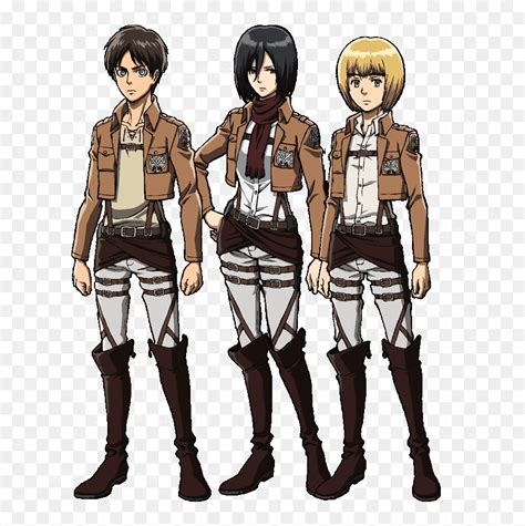 Shingeki No Kyojin Characters - Eren Yeager, HD Png Download - vhv