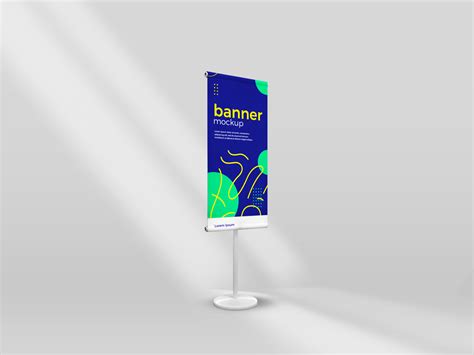 Vertical Banner Mockup