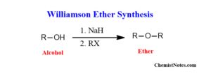 Williamson ether synthesis: simple mechanism, 3 examples - Chemistry Notes