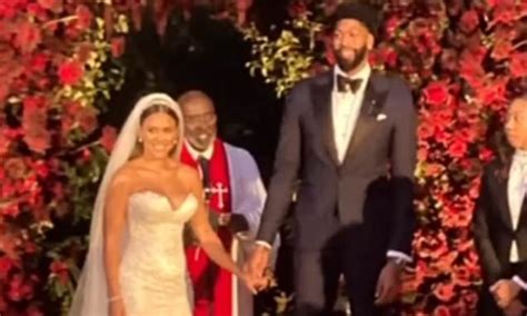 Anthony Davis Weds Longtime Girlfriend Marlen P; LeBron James, Russell ...