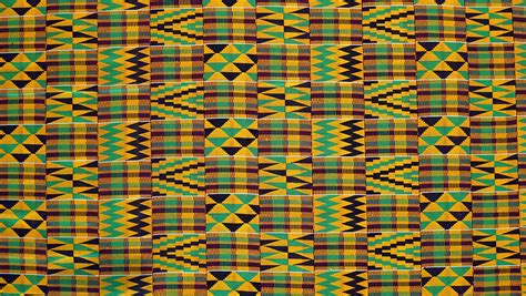 West African Ashanti Kente Cloth Art