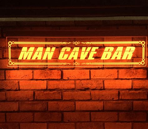 Buy Man Cave Bar RGB LED Sign Led Signs and Neon Lights