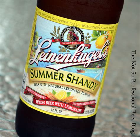 The Not So Professional Beer Blog: Review: Summer Shandy, Leinenkugel