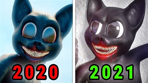 The Evolution Of Cartoon Cat (Horror Skunx) - YouTube