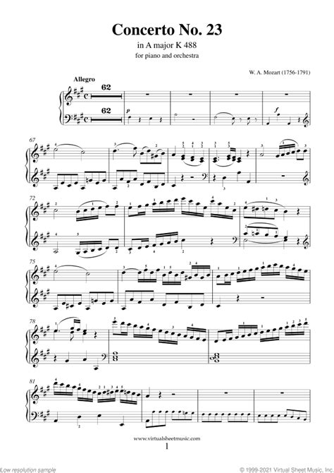 Mozart Piano Concerto No 23 1st Movement - Lilyana-has-Daniels