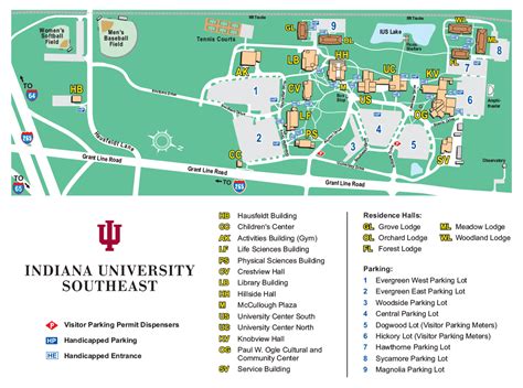 Indiana University Southeast Campus Map - Elvina Micheline