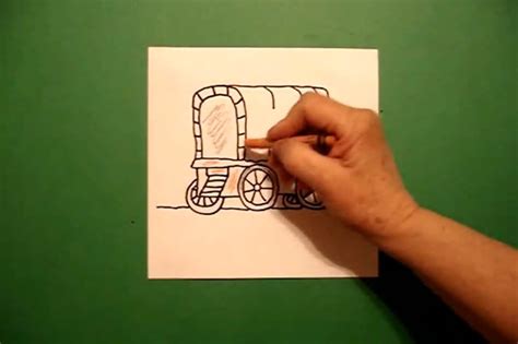 How To Draw A Covered Wagon - Religionisland Doralutz