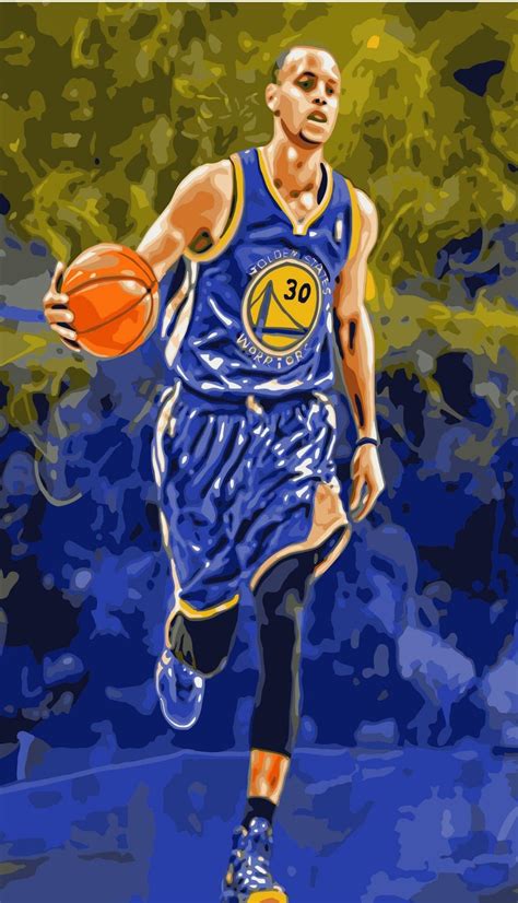 Stephen Curry MVP Paint By Numbers - Numeral Paint Kit