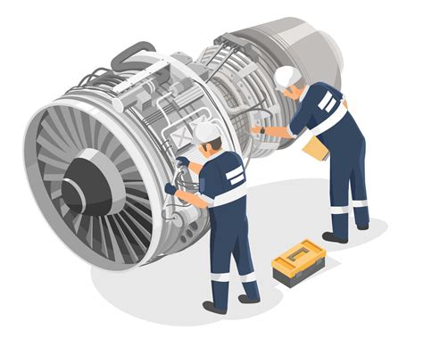 Aircraft engineer jet engine maintenance engineering technicians ...